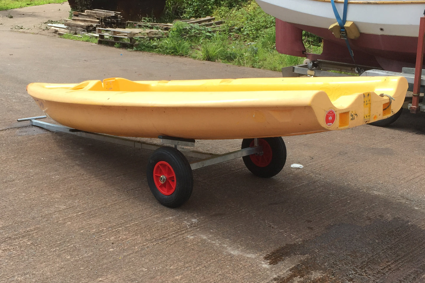'T' Frame Dinghy Launching Trolley image 1