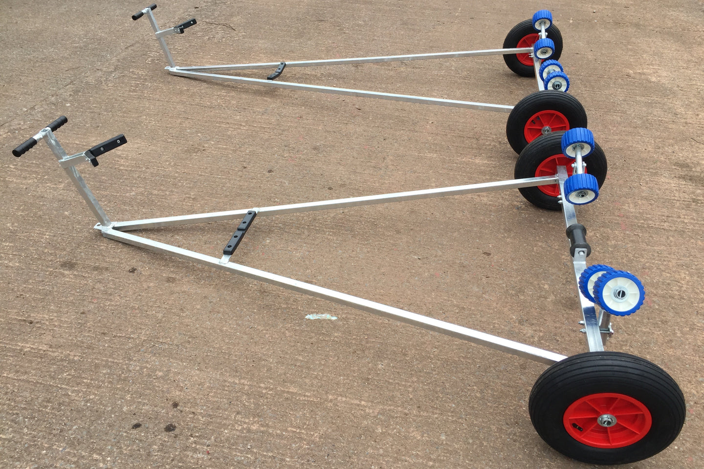 12' Boat / Dinghy Launching Trolley - Dismantling 'A' Frame image 2