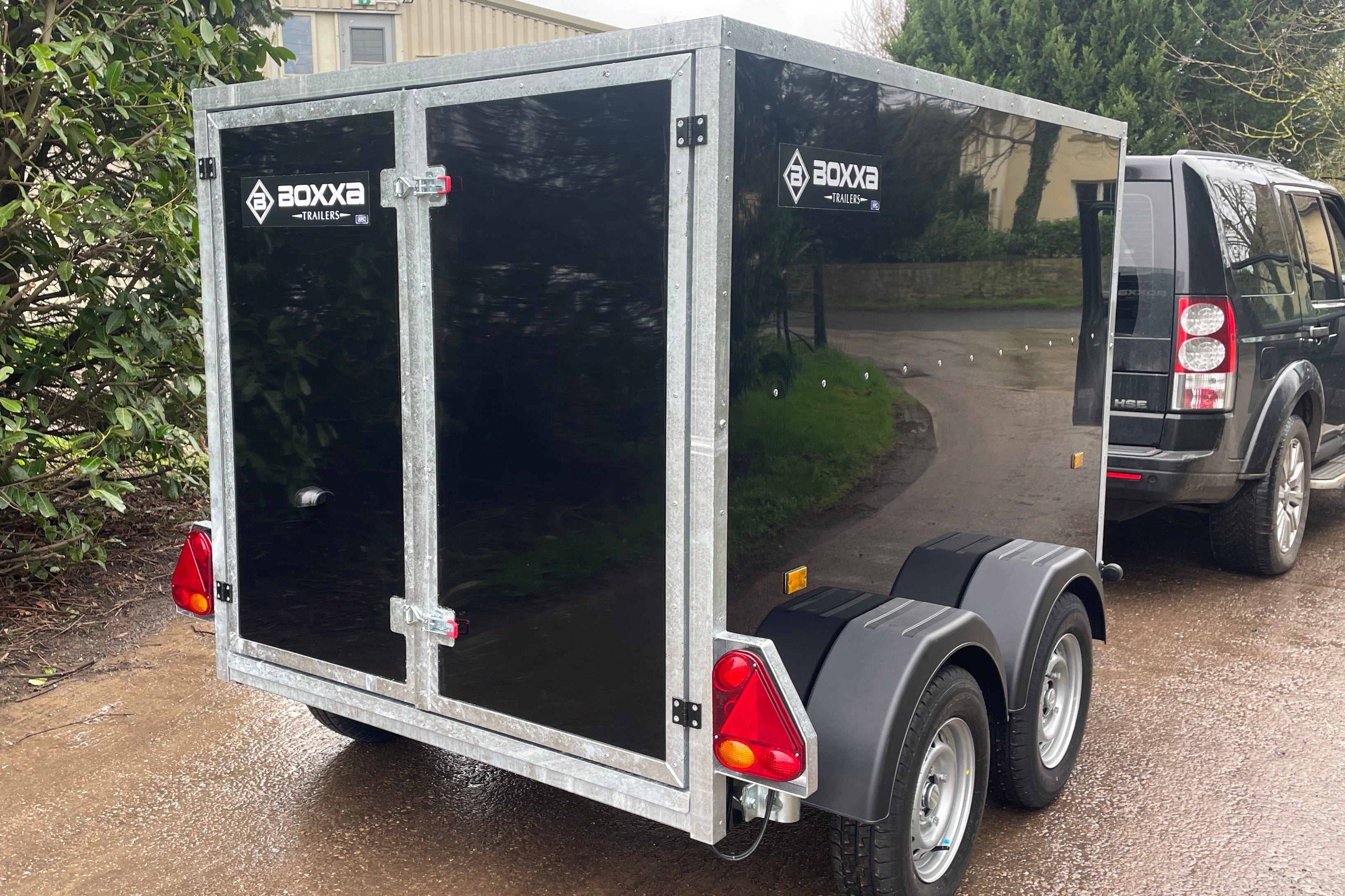 Box Trailer 9' x 5' x 5' Braked Twin Axle