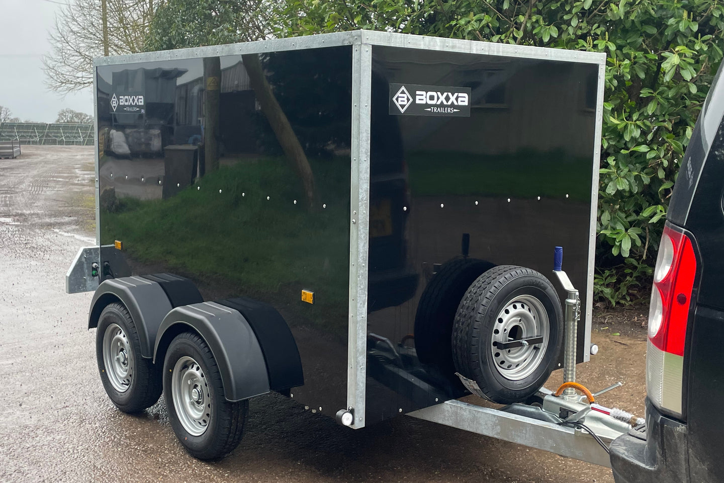 Box Trailer 9' x 5' x 5' Braked Twin Axle