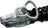 Close-up of a trailer hitch/ coupling with a black corrugated handle, shown on a plain white background.