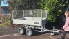 Video of how to function the tipping trailer using a button to lift the frame