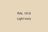 A flat light ivory color swatch with centered text reading 'RAL 1015' and 'Light ivory' on a solid warm beige background.