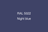 A solid dark blue color swatch with white text reading 'RAL 5022 Night blue' in the center.
