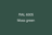 A solid dark moss green background with white text reading 'RAL 6005 Moss green' centered on the image.